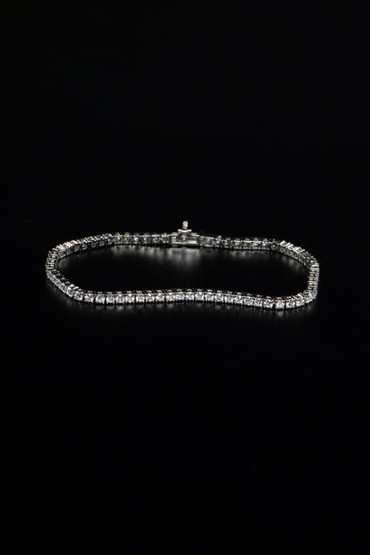 14k Yellow Gold Lab Grown Diamond Tennis Bracelet