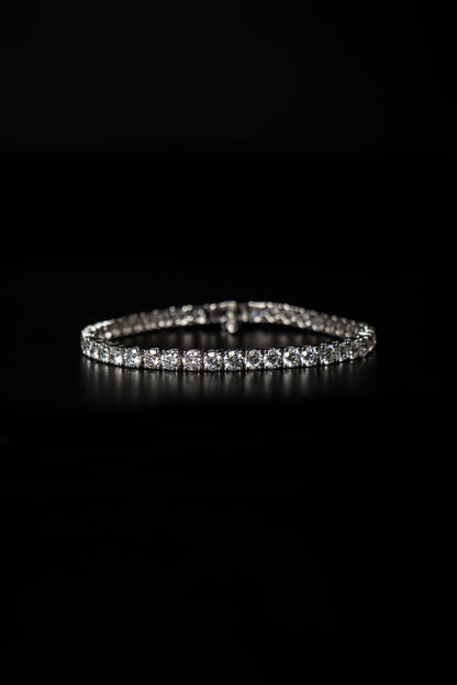 14k White Gold Lab Grown Diamond Tennis Bracelet